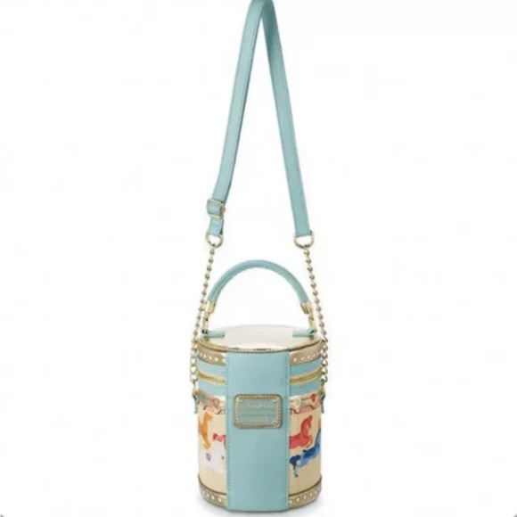 Disney Parks Loungefly Crossbody - King Arthur Carousel Limited NWT - Picture 2 of 4